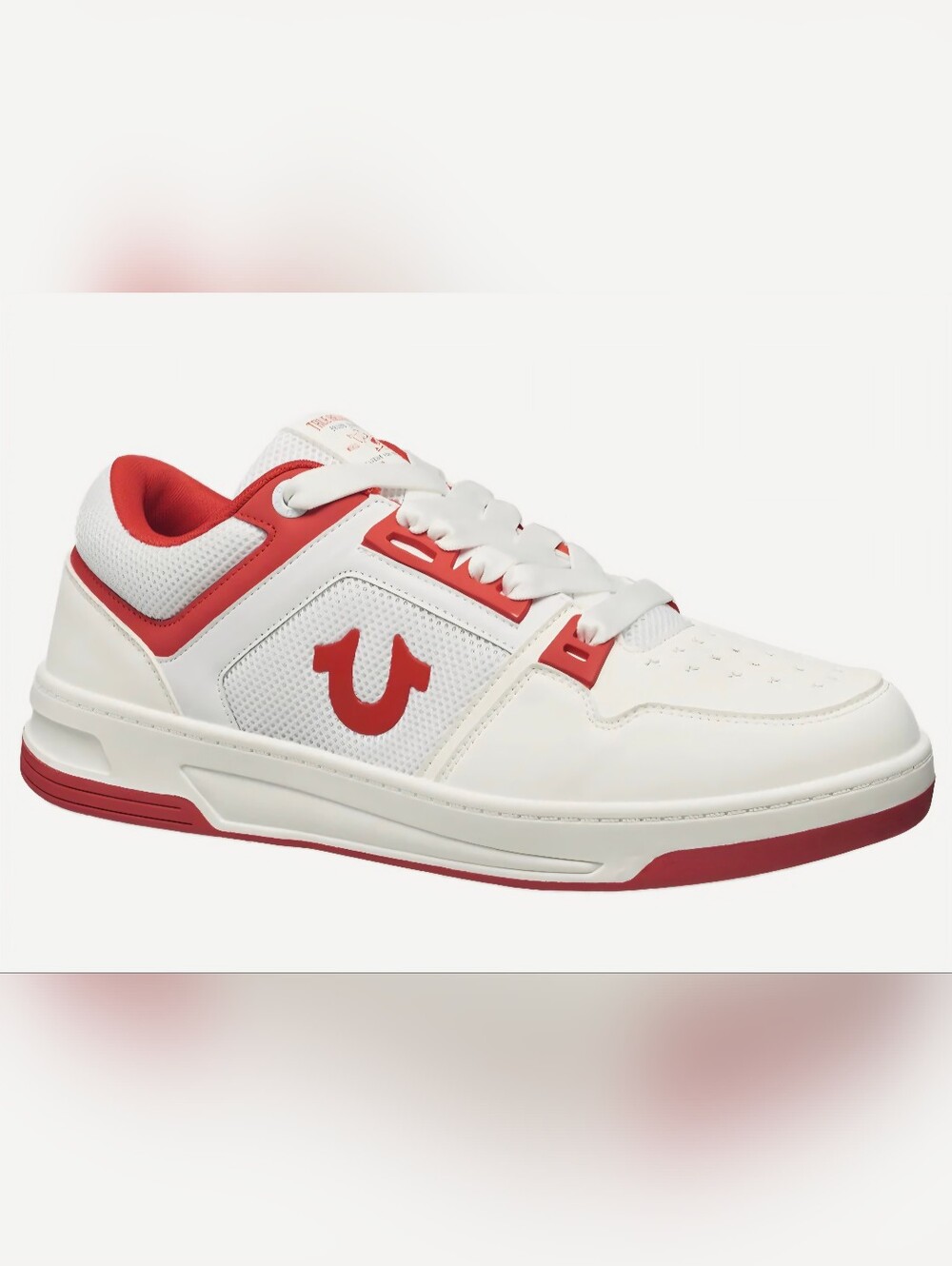 💋True Religion White and Red Men's Athletic Sneakers💋